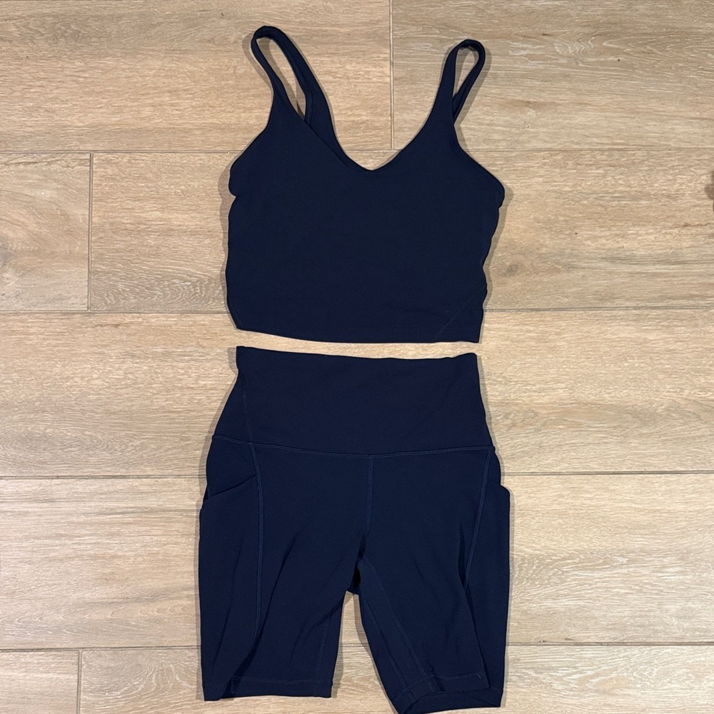 Lululemon Athletica Navy Blue Set